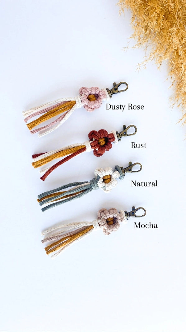 macrame keychains