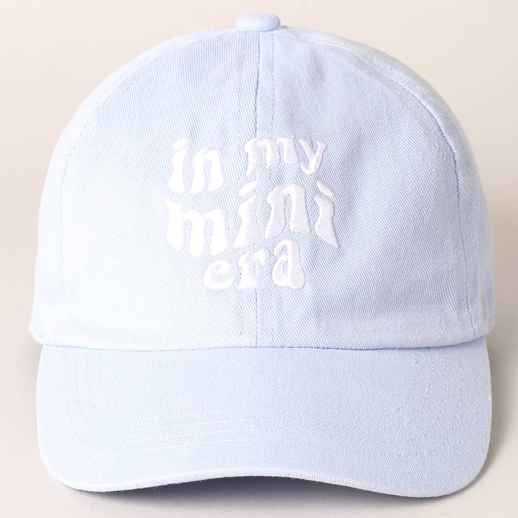 Kids In My Mini Era Embroidered Baseball Cap