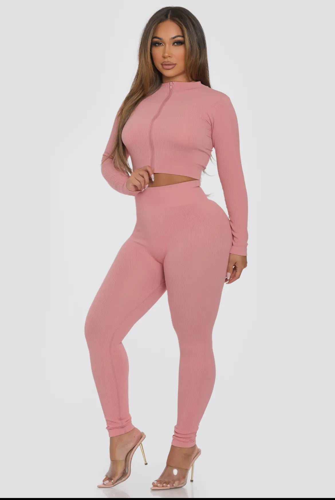 Pink work out set