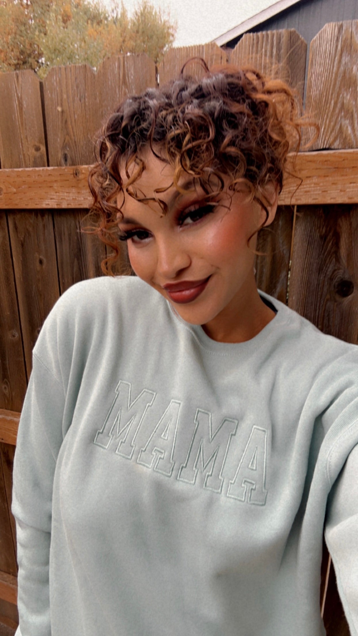 Embroidered MAMA Sweatshirt