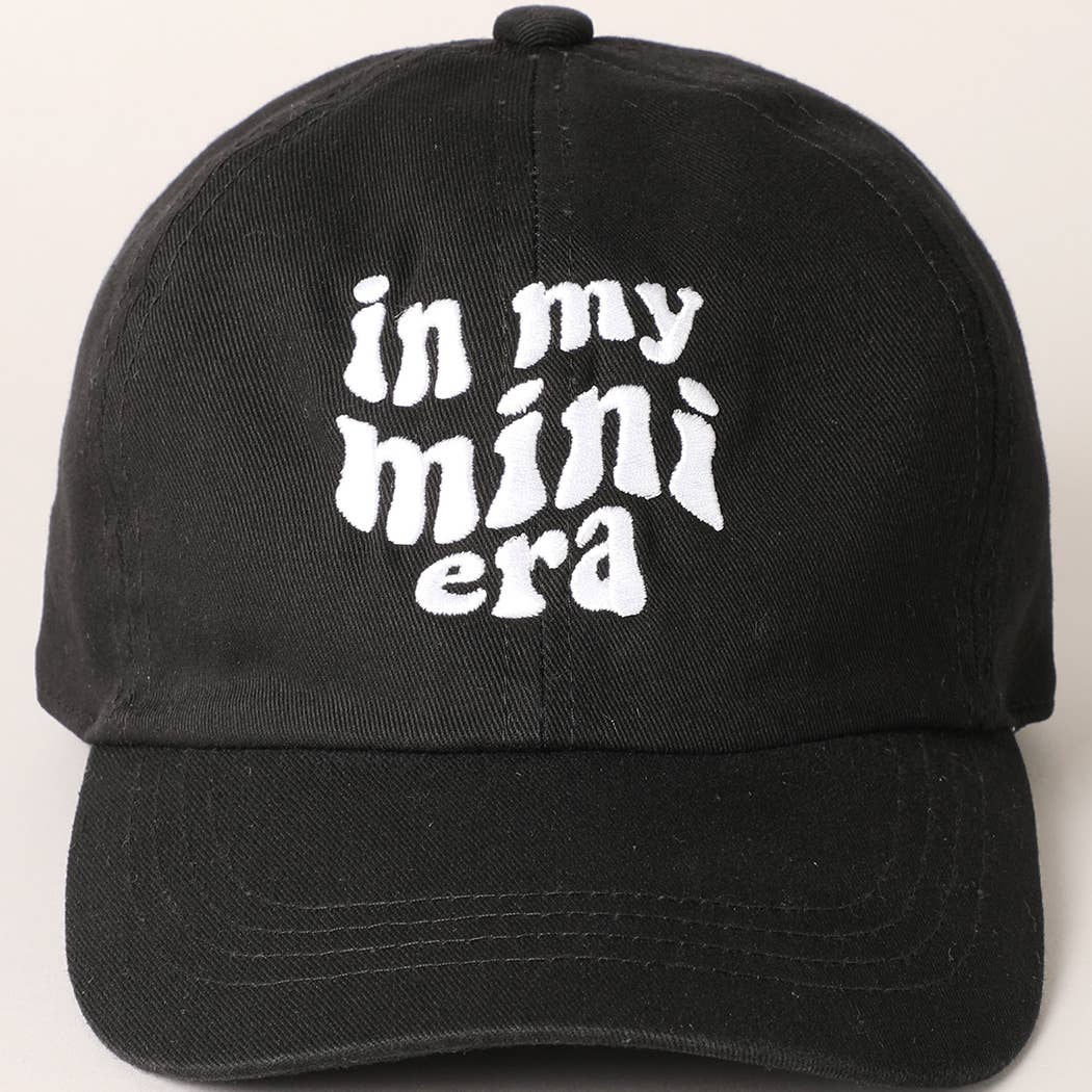 Kids In My Mini Era Embroidered Baseball Cap