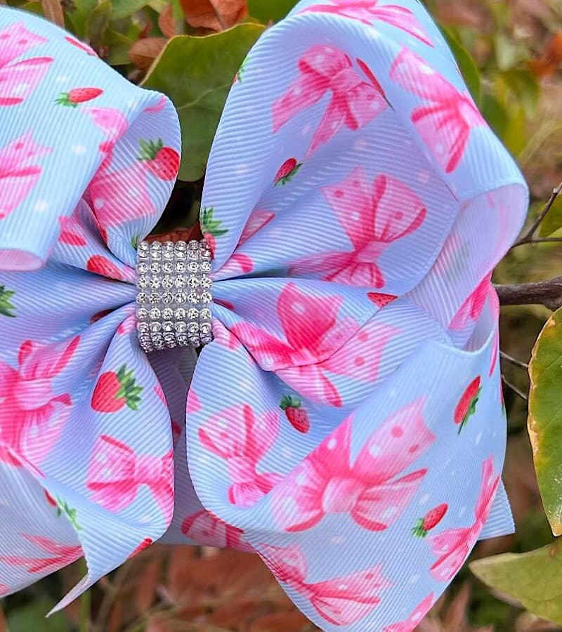 COQUETTE PRINTED  HAIR BOWS.