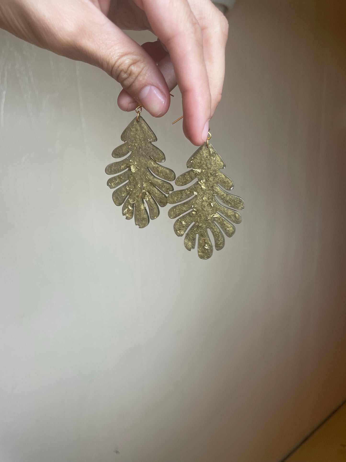 Plant earrings