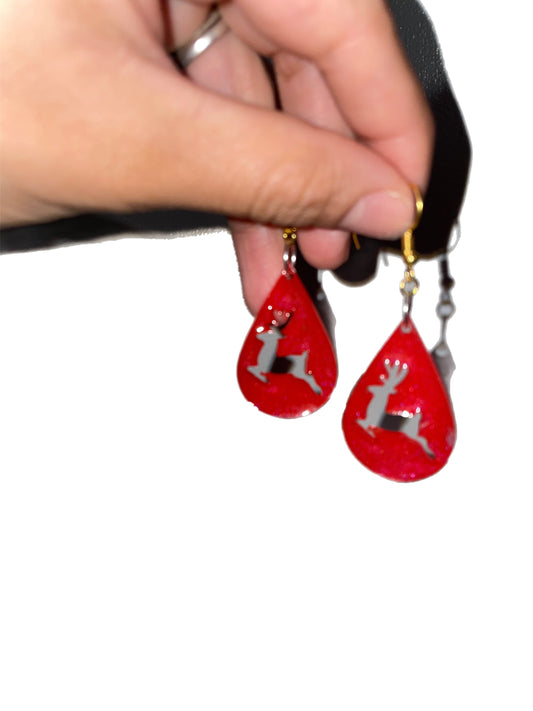 Reindeer earrings